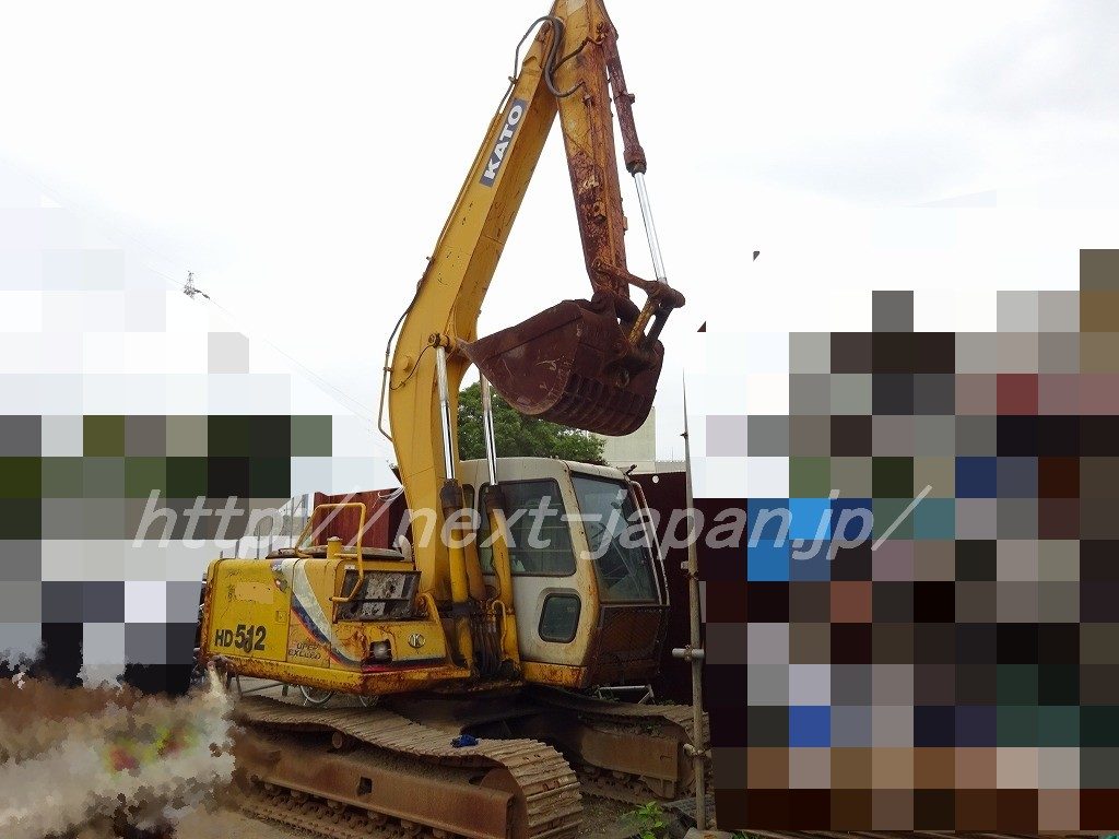 Japan used excavator HD512E